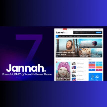 Jannah News Theme v7.5.1 – Newspaper Magazine AMP BuddyPress