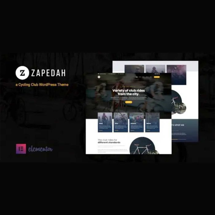 Zapedah – Cycling Club WordPress Theme - Image 1