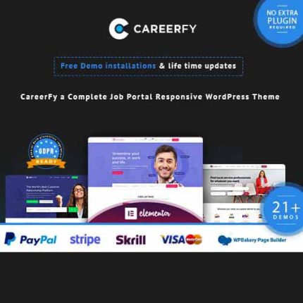 Careerfy – Job Board WordPress Theme v9.9.2