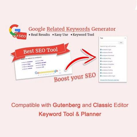 Google Related Keywords Generator – WordPress SEO Keyword Planner & Tool - Image 1