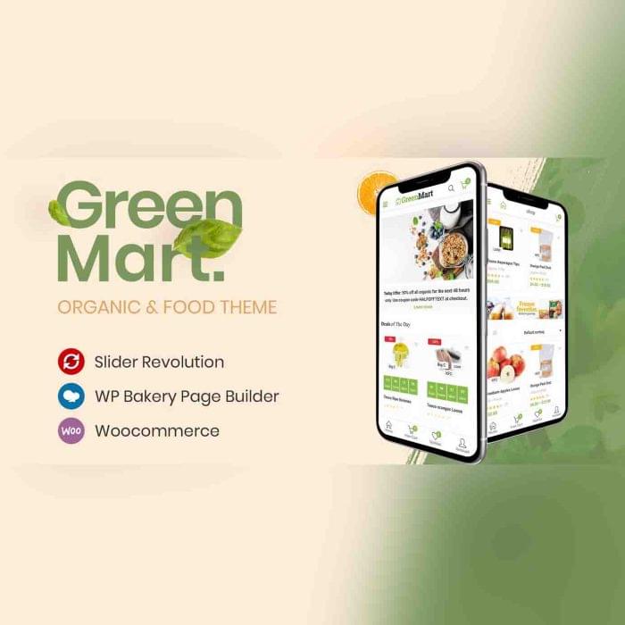 GreenMart – Organic & Food WooCommerce WordPress Theme - Image 1