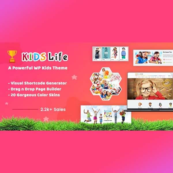 Kids Life Theme – Children School WordPress Theme - Image 1