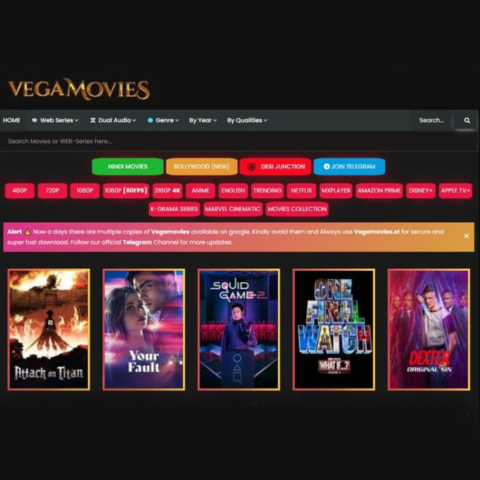 VegaMovies WordPress Theme [100% ORIGINAL] - Image 1